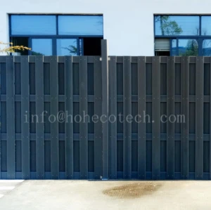 Durable no cracking wood plastic composite fence