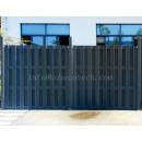 Durable no cracking wood plastic composite fence