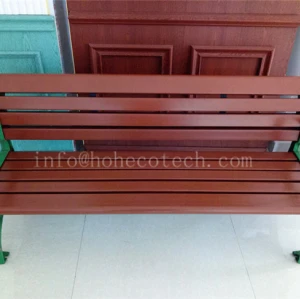 Outdoor waterproof wood plastic composite bench