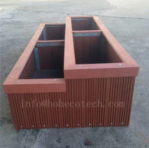 Fashion design no cracking wpc composite flower box
