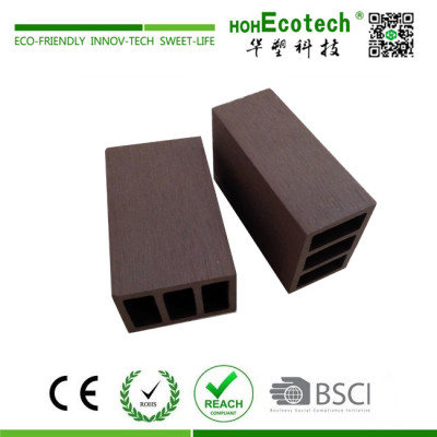 Wood like looking plastic composite railing