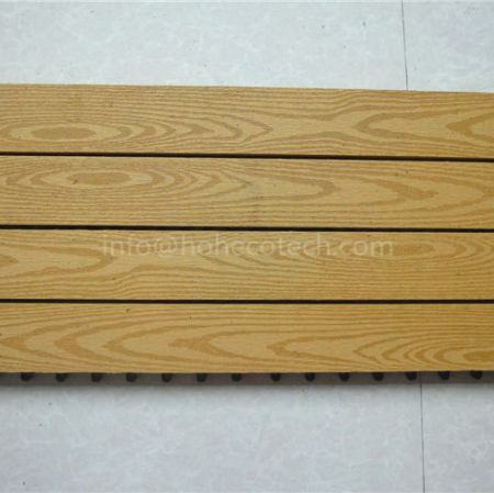 Big Size Interlocking Wood Plastic Composite Decking Tiles Hoh