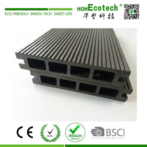 2018 new wood plastic composite hollow decking