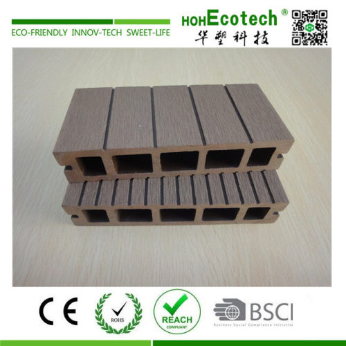 30 mm thickness wood plastic composite hollow decking
