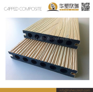 2018 new color wpc co-extrusion decking floor