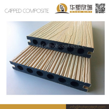2018 new color wpc co-extrusion decking floor