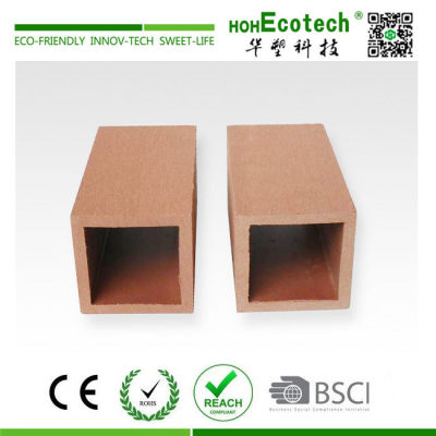 Wooden composite railing post