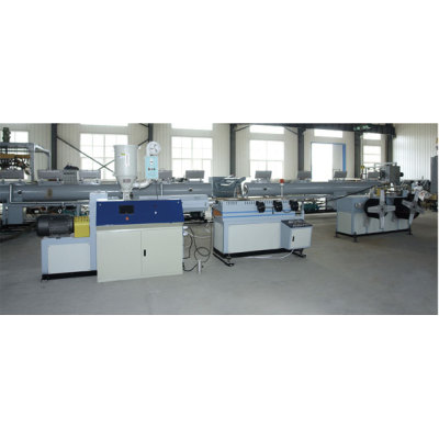 PVC single wall corrugated pipe extrusion line