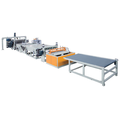 PVC waved board extrusion  line