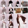 14Y Mink Fur Poncho Fur Cape Fur Scarves Mink Fur Scarf Mink Fur Wraps Mink Fur Shawl 3 Colors