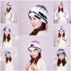 25Y Women's Fur Hat Rex Rabbit Fur Hat Fur Cap Rex Rabbit Fur Headgear Fur Chapeau Gradien 4 Colors