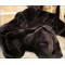 Mink fur blanket with weasel lining B02