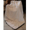 Plucked SAGA Mink Fur Blanket - anthracite and White B03