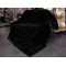 Plucked SAGA Mink Fur Blankets - anthracite B04