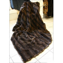 Sable Fur Blanket made from Russian Bargusin sables B06