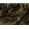 Canadian sable fur blanket - Natural Brown B09