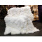 Cuddly SAGA Fox-Sides Fur Blanket - white B030