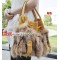 Luxurious fur bags Fox Fur Bags Fox Fur messenger bag sling Black shoulder Bags J07 Camel