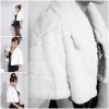 Women's Rabbit Fur Vests Rabbit Fur Poncho Rabbit Fur Coats Rabbit Fur Jackets Z49 White