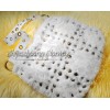 Fur Bags Fur Bag sheepskin Bag sheepskin  Shoulder/Tote Dual Function Bags White D04