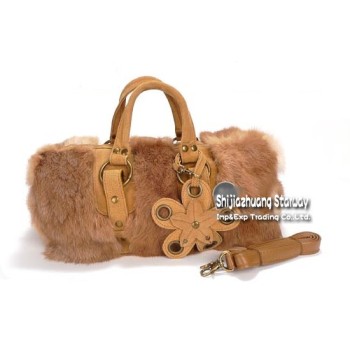 Fur Bags Rabbit Fur messenger bag sling Shoulder/Tote Dual Function Bags J26