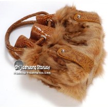 Bags Fox Fur Bags messenger bag sling Shoulder Tote Dual Function Bags J17