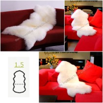 Fur Rug-Fur Cushion- Long Wool Rug-Sofa Cushion-1.5 - L4