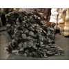 Silver Fox sides fur blanket B014