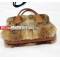 Fur bags Rabbit Fur Bags Rabbit Fur Wild rabbit Satchel messenger bag sling Bow J05 Natural Color