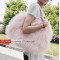 Fur Bags Sheepskin Bags Australian Sheepskin  Messenger Bags Sling Black Shoulder Bags J08 Pink.