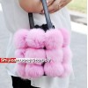 Fur Bags Rabbit Fur Bags Rabbit Fur messenger bag sling tote bags Sphere Bags J10 Pink