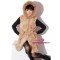 Women's Fur Vests Rex Rabbit Fur Vests Rex Rabbit Fur Waistcoat With Cap 3 Colors XV13