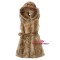 Women's Fur Vests Hare Fur Vests Hare Fur Waistcoat With Cap 2 Colors XV14