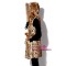 Women's Fur Vests Waistcoat Rabbit Fur Vests Waistcoat With Cap Panther Print Leopard Grain Spots 2 Colors XV17