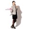 Women's Fur Coats Rabbit Fur Coats Rabbit Fur Jackets HighPoint Draping Standup Collar 12 Colors R12