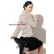 Women's Fur Coats Rabbit Fur Coats Rabbit Fur Jackets With Shawl Collar Crystal Button 7 Colors R39