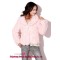 Women's Fur Coats Rabbit Fur Coats Rabbit Fur Jackets With Shawl Collar Crystal Button 7 Colors R42