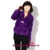 Women's Fur Coats Rabbit Fur Coats Rabbit Fur Jackets With Shawl Collar Crystal Button 7 Colors R44