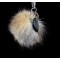 Fox Fur Ball Fur Mobile Strap Coppia Fox Fur Keychain Key Ring Fox Fur Bag Hanging Bag Hanger K28