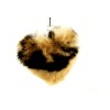 Rex Rabbit Fur Ball Fur Mobile Strap Coppia Fur Keychain Fur Key Ring Fur Bag Hanging Bag Hanger K39