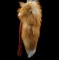 Crystal Fox Tail Fur Bag Hanging Crystal Fox Fur Keychain Crystal Fox Fur Key Ring K14