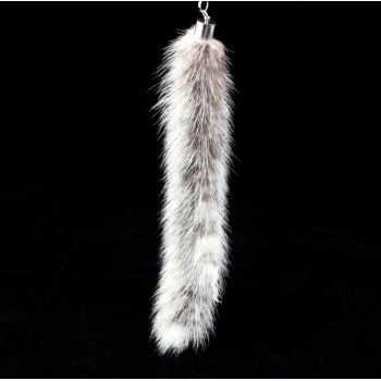 Mink Fur Keychain Mink Fur Key Ring Mink Tail Fur Bag Hanging Mink Tail Fur Bag Hanger K22