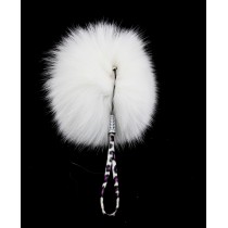 Fox Fur Ball Fur Mobile Strap Coppia Fox Fur Keychain Key Ring Fox Fur Bag Hanging Bag Hanger K25