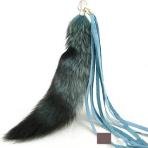 Fox Fur Fox Tail (really natural fox fur) use for bag hanging or keychain T02