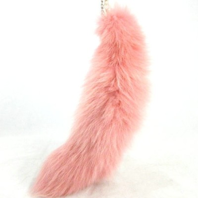 Fox Fur Fox Tail (really natural fox fur) use for bag hanging or keychain T04-1