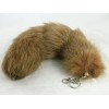 Fox Fur Fox Tail (really natural fox fur) use for bag hanging or keychain T04-10