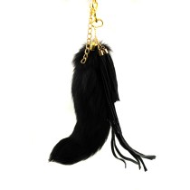 Fox Fur Fox Tail (really natural fox fur) use for bag hanging or keychain T08