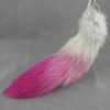 Fox Fur Fox Tail (really natural fox fur) use for bag hanging or keychain T14-3