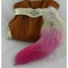 Fox Fur Fox Tail (really natural fox fur) use for bag hanging or keychain T14-4