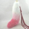 Fox Fur Fox Tail (really natural fox fur) use for bag hanging or keychain T14-8
